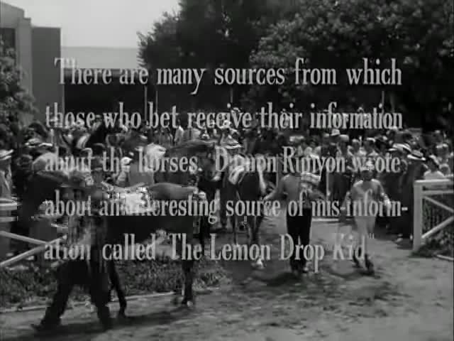 Classic Movies - The Lemon Drop Kid with Bob Hope