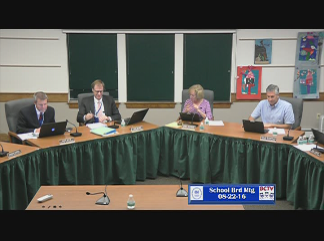 Thumbnail image for School Board Meeting, Monday August 22, 2016