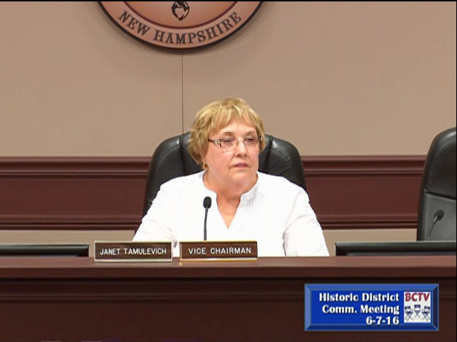 Historic District Commission Meeting Tuesday June 7, 2016