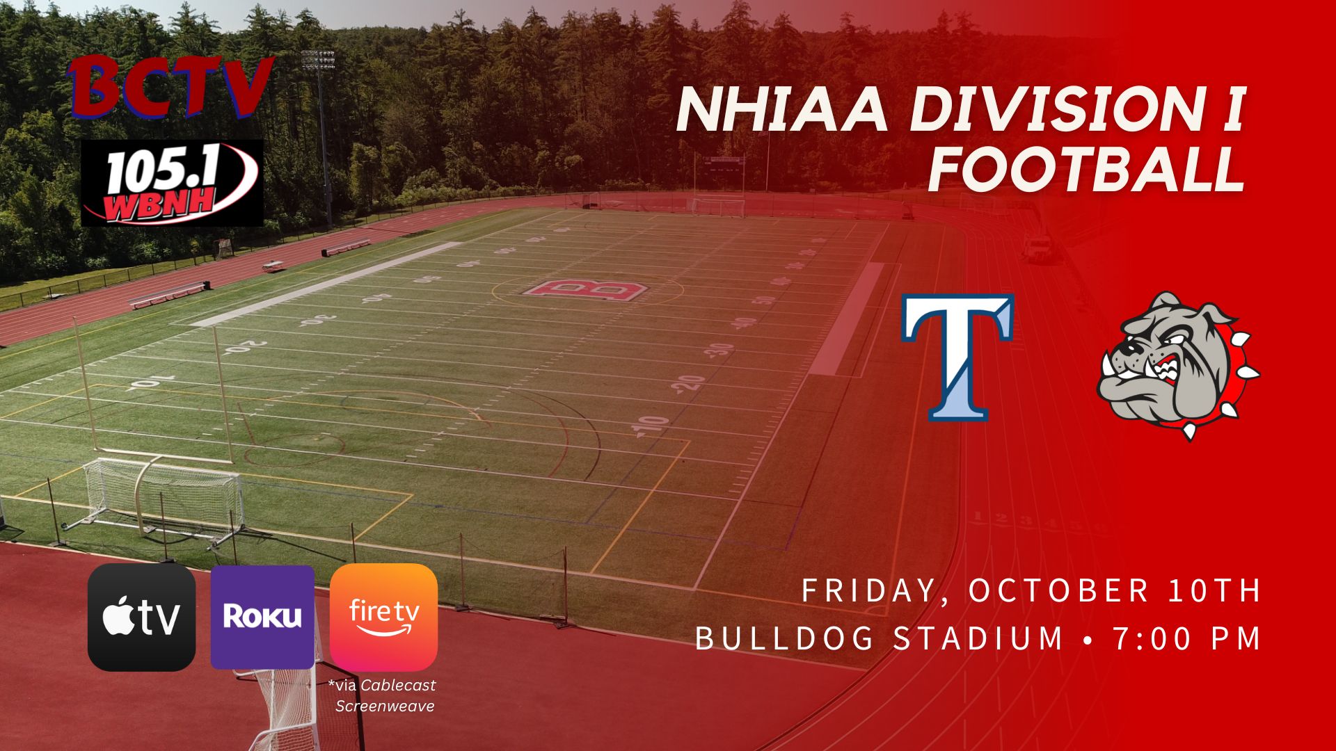 BHS Football - Nashua North vs Bedford Bulldogs Friday 10-10-25