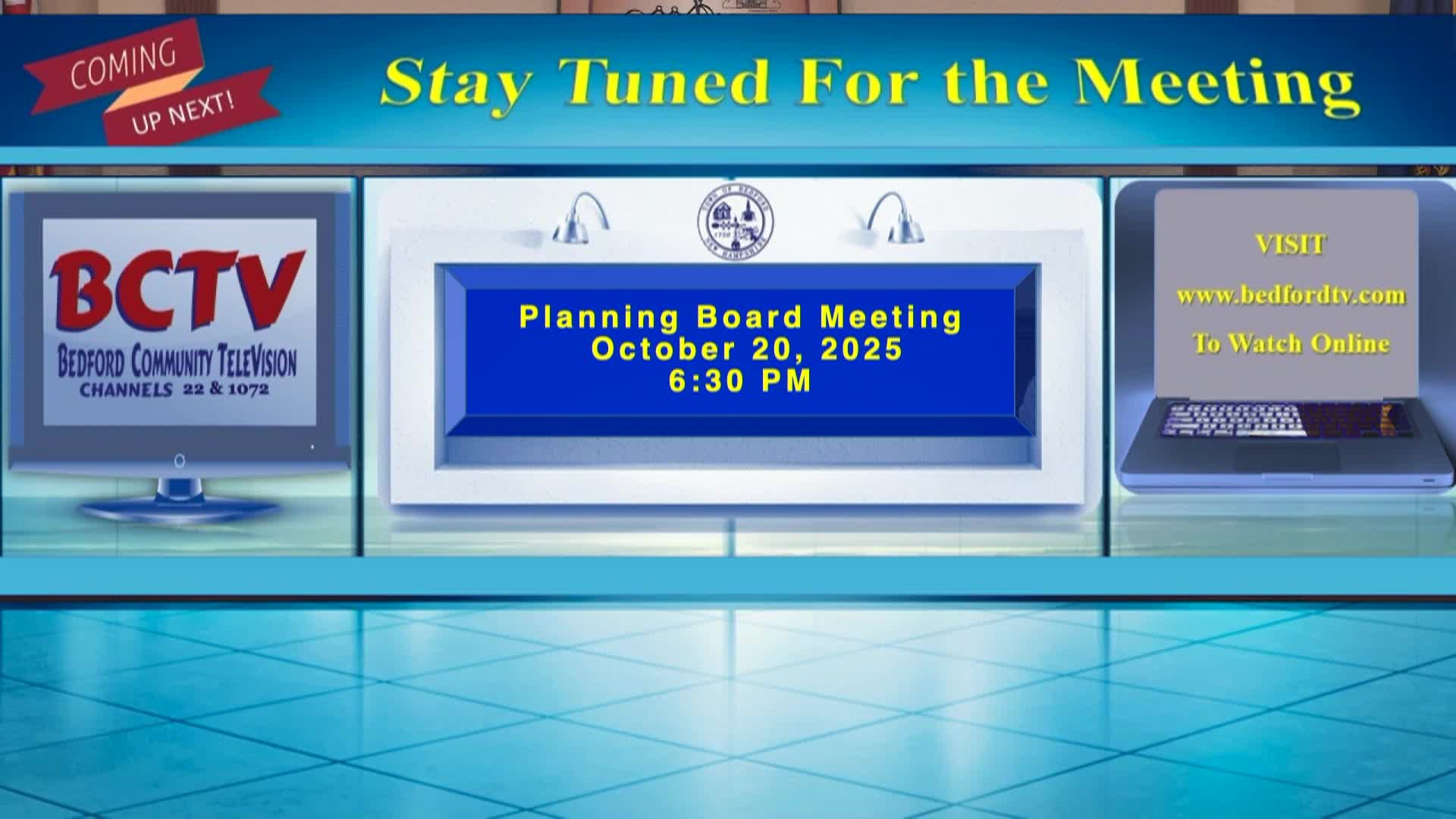 Planning Board Meeting Monday October 20 2025