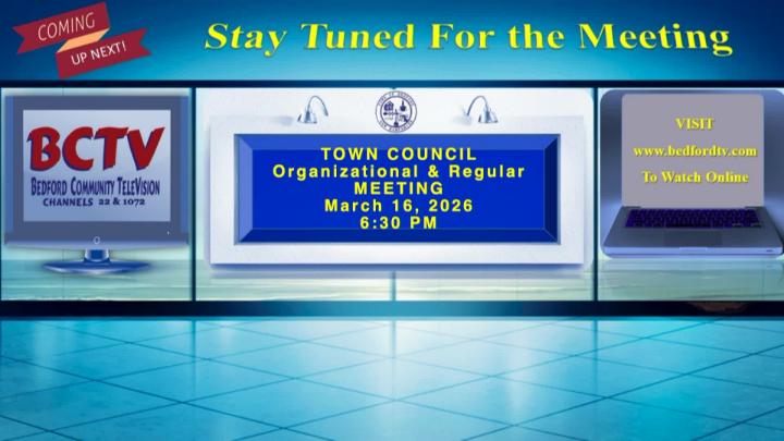 Thumbnail image for Town Council Organizational and Regular Meeting Monday March 16 2026