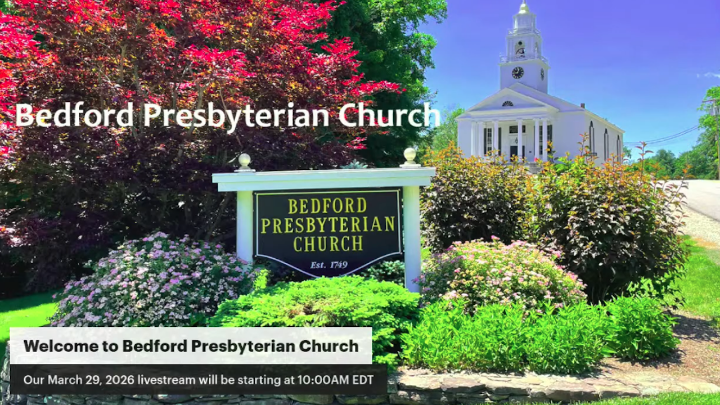 Thumbnail image for Bedford Presbyterian Church -  Sunday Worship  March 29 2026