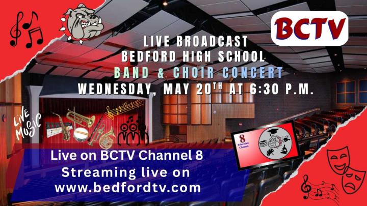 Thumbnail image for BHS Band & Choir Spring Concert Wednesday 5-20-26