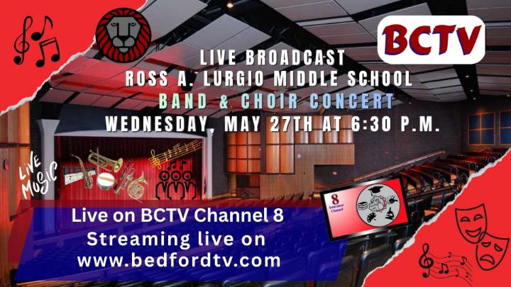 Thumbnail image for Ross A. Lurgio Middle School Band and Choir Concert Wednesday May 27 2026