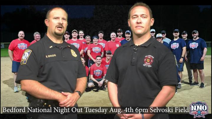 Thumbnail image for Bedford National Night Out 2026 Public Service Announcement