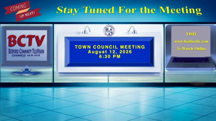 Thumbnail image for Town Council Meeting Wednesday August 12 2026