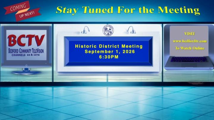 Thumbnail image for Historic District Commission Meeting Tuesday September 1 2026
